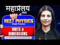 UNITS \u0026 DIMENSIONS in One Shot for NEET 2026 | Physics in 30 Days by Tamanna Chaudhary