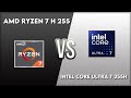 AMD Ryzen 7 H 255 vs Intel Core Ultra 7 255H Technical Comparison