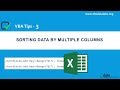 VBA Tips #3 - How to Sort Data by Multiple Columns