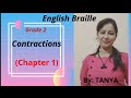 English Braille Contractions (Chapter 1) Grade 2 #Braille