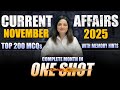 November 2025 Current Affairs | Top 200 MCQs | Parcham Classes November One Shot Monthly CA
