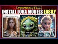 Install LoRA Models in Stable Diffusion Automatic1111
