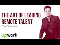 The Art of Leading Remote Talent - Keynote Speaker Tim Sanders
