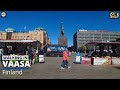 Walking in Vaasa Finland - Sunny Summer Day Walk in the City Center (7 Aug 2021)
