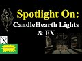Skyrim - Spotlight On: CandleHearth Lights \u0026 FX
