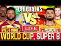 🔴 ZIM v WI Live Match Today, T20 World Cup 2026 Score, Commentary Last Hour Zimbabwe v West Indies