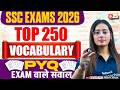 SSC Exams 2026 | Top Vocabulary Questions for SSC | Vocabulary Previous Year Question | Ananya Mam