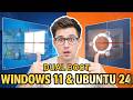 How To Dual Boot Ubuntu 24.04 LTS \u0026 Windows 11 | Install Ubuntu 24.04 Alongside Windows 11 (2025)