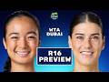 Alexandra Eala vs Sorana Cirstea - Preview \u0026 Prediction - 2026 WTA Dubai