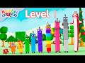 🛠️Building All Numberblocks 1 to 10: Learn and Play Together Level 1🔢| Learn to count | Numberblocks
