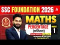 SSC Maths 2026 | Percentage  | Maths For SSC GD/MTS/CGL/CHSL/CPO Exams | Maths By Pushpendra Sir