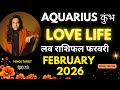 Aquarius | Kumbh Love Life February 2026♒ कुंभ लव राशिफल फरवरी 2026 ♒Kumbh Rashi Love Tarot Reading