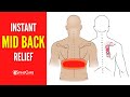 How to Relieve Middle Back Pain in SECONDS
