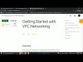 Getting Started with VPC Networking LAB Solution (GCP)