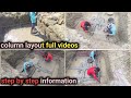 #video | column layout video's | footing layout install column #construction | Raj construction 