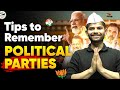 Tricks to Memorize Political Parties for Exams | Class 10 SST