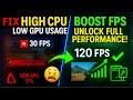 Fix High CPU Usage \u0026 Low GPU Usage | Boost FPS \u0026 Unlock Full Performance (2025 Guide)