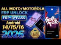 2026 All Motorola FRP BYPASS 😱 Android 13/14/15/16 | No PC | Moto FRP Bypass