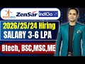 Batch 2026, 2025, 2024,23 Hiring | Isro, Zensar, Indigo Big hiring | Btech/Mtech/MSC/BSC/others