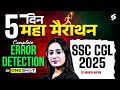 SSC CGL 2025 | Error Detection for SSC CGL One Shot | SSC CGL English Classes by Ananya Mam