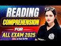 English Grammar | Reading Comprehension for All Exams | English by Rupam Ma'am
