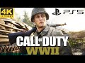 CALL OF DUTY WW2 (Full Game) PS5 4K 60fps