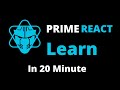 Learn Prime React In 20 Minutes | PrimeReact in React js
