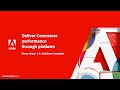 Deliver Commerce performance through platform | Adobe Developers Live APAC