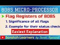 Flag Registers of 8085 microprocessor|Flag registers|Flag Registers in 8085|8085 microprocessor