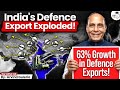 How India Achieved 63% Growth in Defence Exports? | The Big Strategy Explained | StudyIQ IAS
