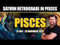 For Pisces Ascendant: Saturn Retrograde in Pisces | 13 July - 28 November 2025 | Punneit