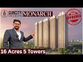 Suncity Monarch New launch sector- 78 || 3 \u0026 4 Bhk apartments just ₹3.76 Cr. #realestate