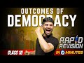Outcomes of Democracy | 10 Minutes Rapid Revision | Class 10 SST