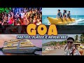 Top places to visit in Goa | Goa Tourist places, adventure sports \u0026 party places | Goa Guide