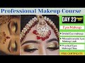Day 23 Part 2 Professional Makeup Course Complete Bridal Eyes Makeup Tutorial Monochromatic Eye look