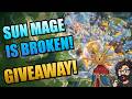 [GIVEAWAY!] This SUN MAGE build is actually HUMONGOUS! - Spell Brigade 1.0