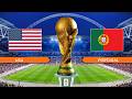 USA vs PORTUGAL  - International Friendly 2026 | Full Match All Goals | Simulation PES
