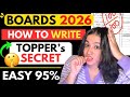 🔥How to Write BEST ANSWERS in Boards to get 95% (Topper’s Secret) 🤫 Bas itna kr lo