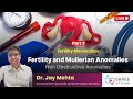 Fertility Masterclass 87- Fertility and Mullerian Anomalies (Part 3) | Non Obstructive Anomalies