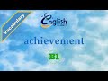 Achievement - Meaning, Pronunciation, \u0026 Examples | B1 | Learn English Vocabulary