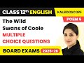 The Wild Swans at Coole - MCQs | Class 12 English Kaleidoscope Poem 6 (Solved MCQs) | CBSE 2025-26