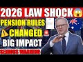 वर्ष 2026 के लिए ऑस्ट्रेलिया के 10 सबसे महत्वपूर्ण नए कानून 🇦🇺 | हर पेंशनभोगी और वरिष्ठ नागरिक को...