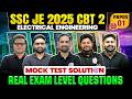 SSC JE CBT 2 2025 | Electrical ENGINEERING | LIVE MOCK PAPER SOLUTION | SSC JE Electrical 2025