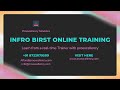 Infor Birst online and Corporate training by Real-time trainer with proexcellency