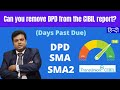 Can you remove DPD (Days Past Due) from the CIBIL report? CIBIL  report correction.
