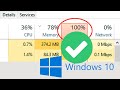 How to fix 100% Disk Usage in Windows 10