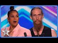 TERRIFYING danger act lifts Amanda with his EYE SOCKETS! | Auditions | BGT 2023