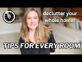 MASSIVE HOME DECLUTTERING COURSE: BEST DECLUTTERING TIPS FOR EVERY ROOM (+ decluttering worksheet)