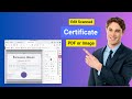 How to Edit Certificate in PDF or Image - Edit Scanned Certificate | Step-by-Step Guide
