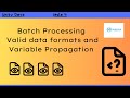 Part 2 | Batch Processing |  Valid data formats | Variable Propagation | Mule 4 | Mulesoft